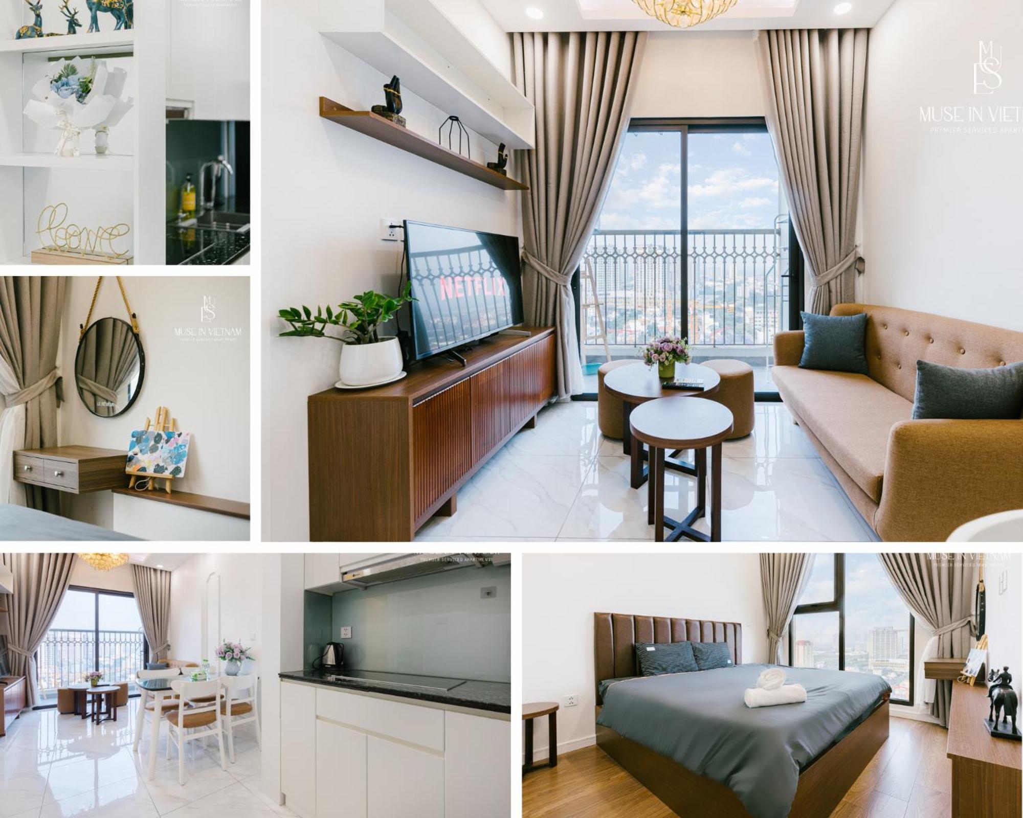 Muse Hanoi Lake View Luxury Apartment - D' Eldorado 部屋 写真